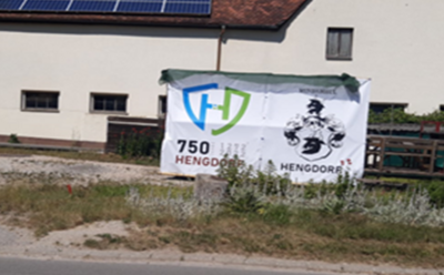 Bannerdiebstahl in Hengdorf